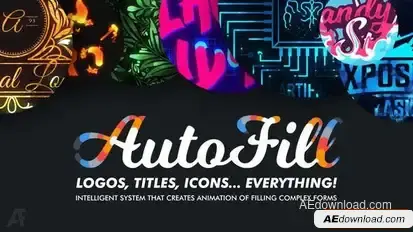 Videohive AutoFill – Automatically Animate Titles, Logo Reveals, Animate Icons Titles template preview