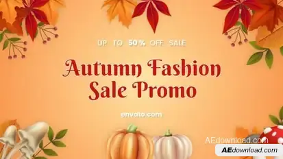 Autumn Fashion Promo Openers template preview