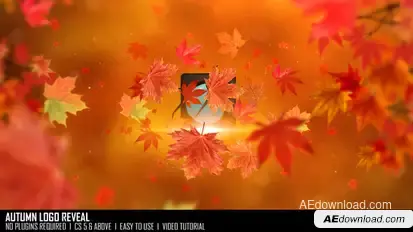 Autumn Logo Reveal Titles template preview