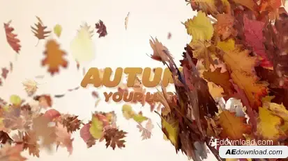 Autumn Logo Reveal Logo Stings template preview