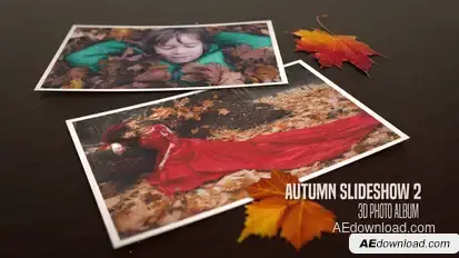 Autumn Slideshow V.2 Video Displays template preview