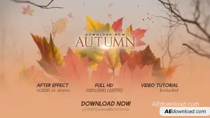 Autumn Titles Openers template preview