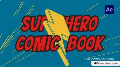 Award Comic Logo Reveal Logo Stings template preview