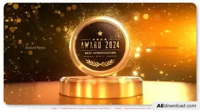 Award Intro - Main Title Animation Logo Stings template preview