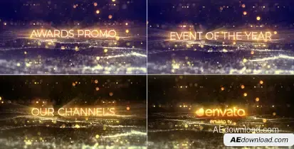 Award Show Titles Openers template preview