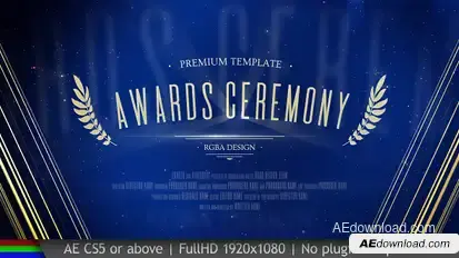 Awards broadcast-packages template preview