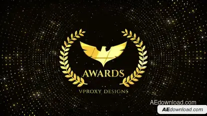 Awards Glitters Logo Logo Stings template preview