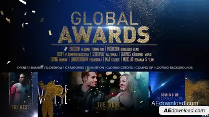 Awards Opener broadcast-packages template preview