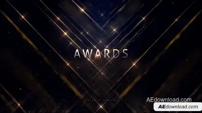 Awards Titles | Lines and Particles Titles template preview