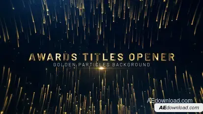 Awards Titles Opener Titles template preview