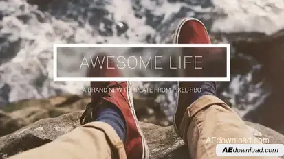 Awesome Life Video Displays template preview