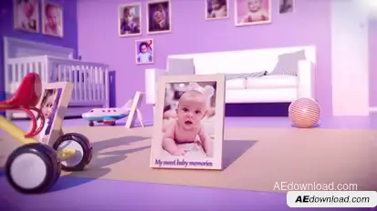 Baby Picture Frames Video Displays template preview