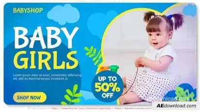 Baby Shop Fashion Openers template preview