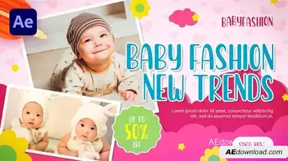 Baby Shop | Kids Fashion Promo | Baby Clothes Shop Video Displays template preview