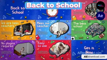 Back to school Product Promo template preview