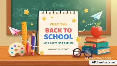 Back to School Intro Openers template preview