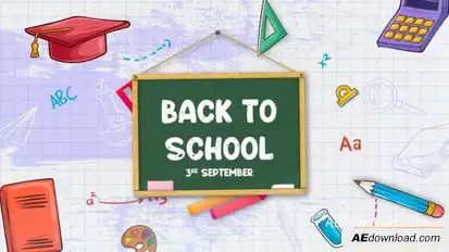 Videohive Back to School | Kids Education Promo | School Presentation Openers template preview