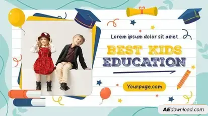 Back To School Slides Promo Openers template preview
