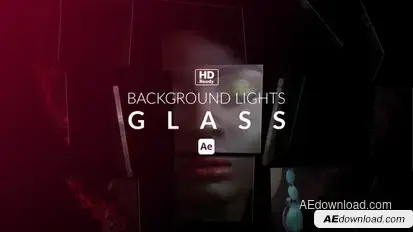 Background Lights Glass Video Displays template preview