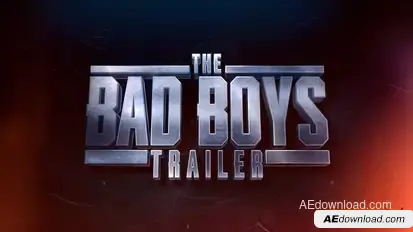 BAD BOYS Trailer Openers template preview