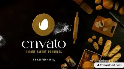 Bakery Products Intro Product Promo template preview