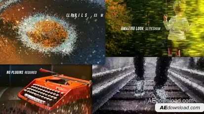 Ball Particles Slideshow  Video Displays template preview