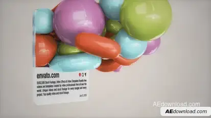 Balloons Post Logo Reveal Logo Stings template preview