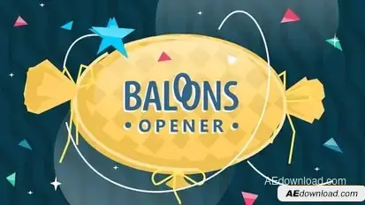 Baloons Opener Openers template preview