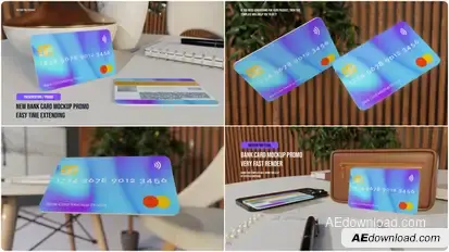 Bank Card Mockup Promo Product Promo template preview
