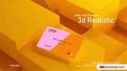 Bank Cards Product Promo template preview