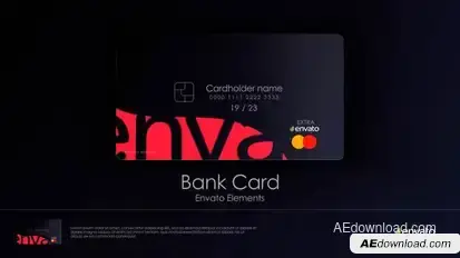 Bank Credit Card Product Promo template preview