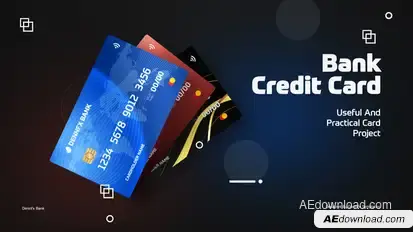 Bank Credit Card Product Promo template preview