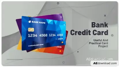 Bank Credit Card Product Promo template preview