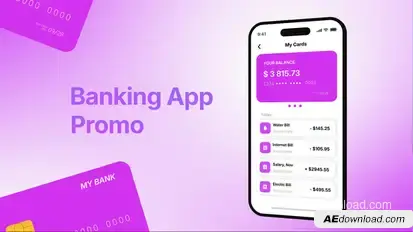 Banking App Promo Openers template preview
