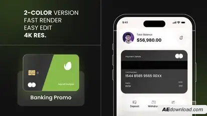 Banking Promo Product Promo template preview