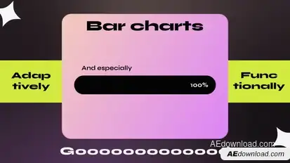 Bar Charts Infographics template preview