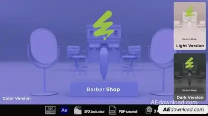 Barber Shop Promo Openers template preview