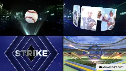 Baseball Bumper 2 Logo Stings template preview