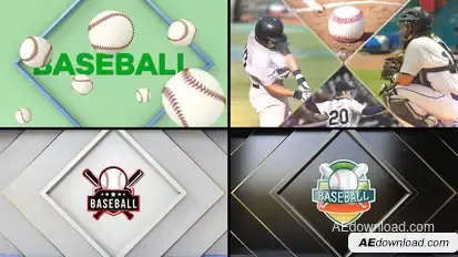 Baseball Bumper Logo Stings template preview