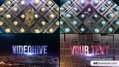 Baseball Countdown Elements template preview