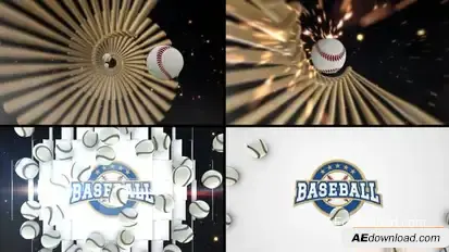 Baseball Logo Reveal 3 Logo Stings template preview