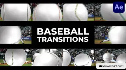 Baseball Transition for After Effects Elements template preview