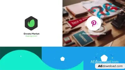 Clean Minimal Logo Reveal – Simple 2D Flat Intro Animation Corporate Branding Modern Presentation Logo Stings template preview