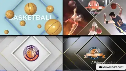 Basketball Bumper 2 Logo Stings template preview