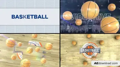 Basketball Bumper Logo Stings template preview