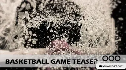 Basketball Game Teaser Openers template preview