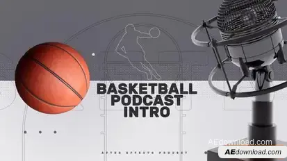 Basketball Podcast Intro Openers template preview