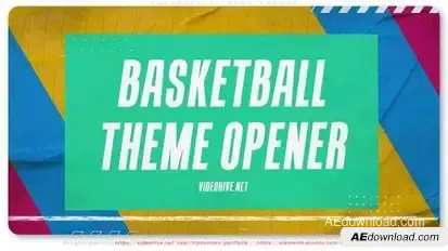 Basketball Theme Opener Openers template preview