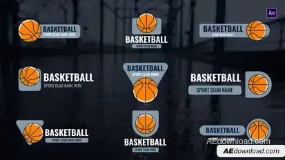 Basketball Titles After Effects Product Promo template preview