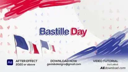 Bastille Day Openers template preview